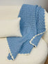 Kids and Babies' Crochet Blanket, kids room deco, kids gift, worsted wool and cotton blend